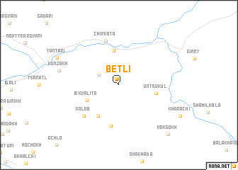 map of Betli