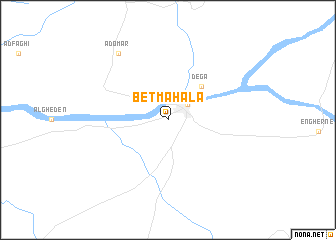 map of Bet Mahala