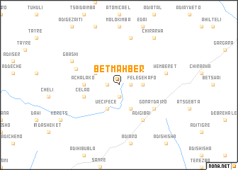 map of Bēt Mahber