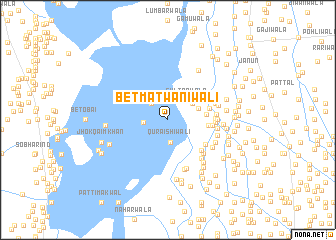 map of Bet Matwāniwāli