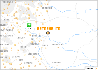 map of Bet Neẖemya