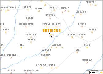 map of Bēt Nigus