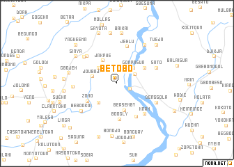 map of Be Tobo