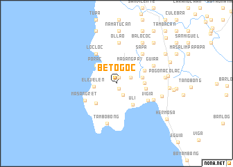 map of Betogoc