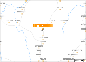 map of Bétokomia III