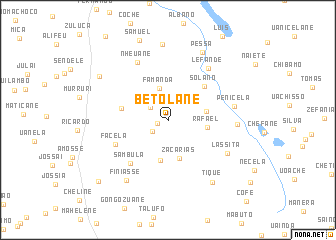 map of Betolane
