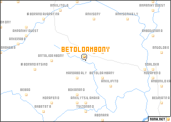 map of Betolo Ambony
