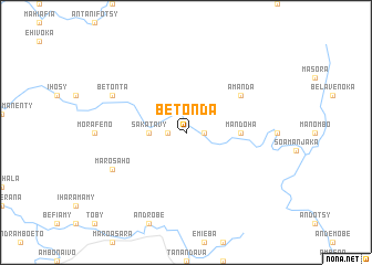 map of Betonda