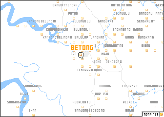 map of Betong
