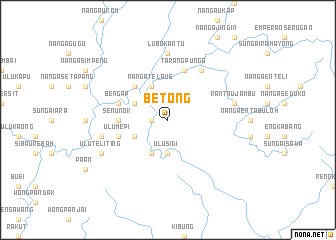 map of Betong