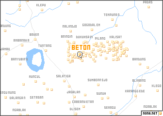 map of Beton