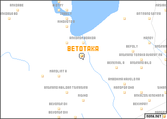 map of Betotaka