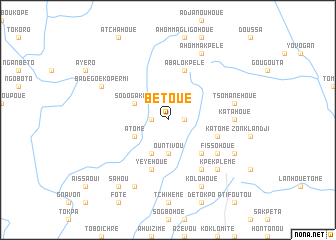 map of Bétoué