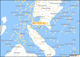 map of Bet Rāi Ali