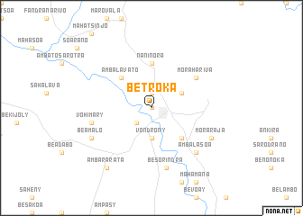 map of Betroka