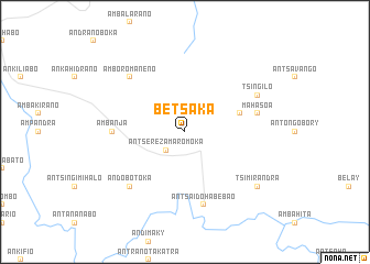 map of Betsaka