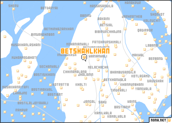 map of Bet Shāhl Khān