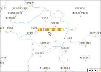 map of Betshawawini