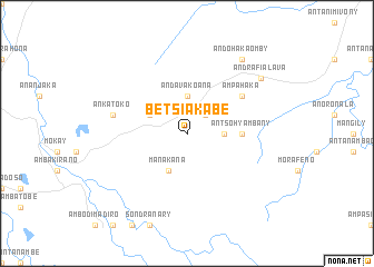 map of Betsiakabe