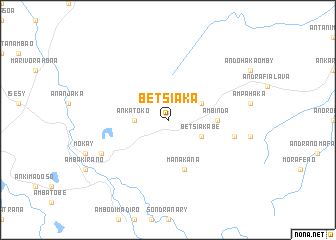 map of Betsiaka