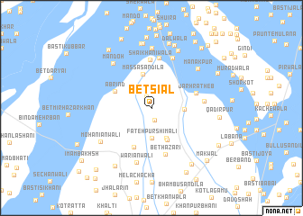 map of Bet Siāl