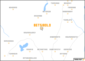 map of Betsibolo