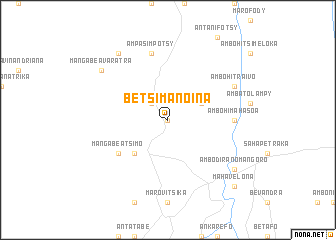 map of Betsimanoina