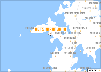 map of Betsimiranjana