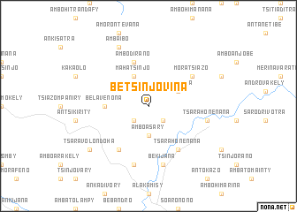 map of Betsinjovina