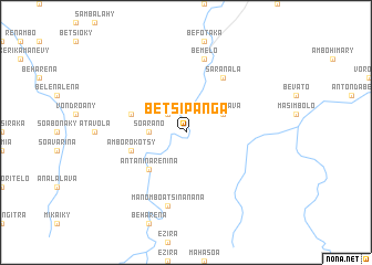 map of Betsipanga