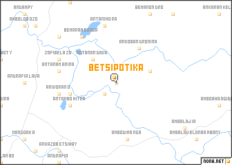 map of Betsipotika