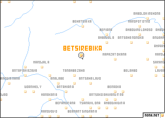 map of Betsirebika