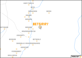 map of Betsiriry