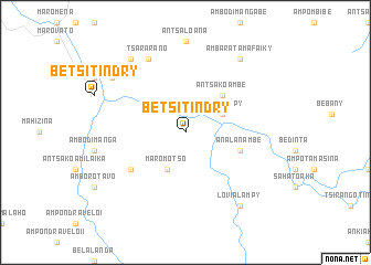 map of Betsitindry