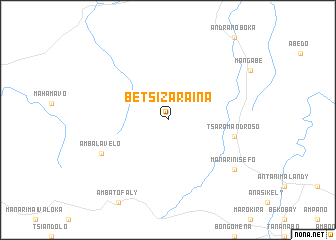 map of Betsizaraina