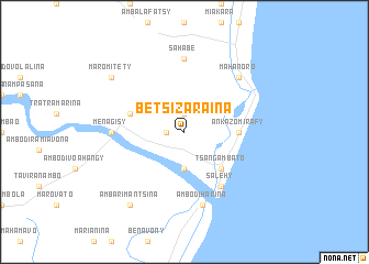 map of Betsizaraina