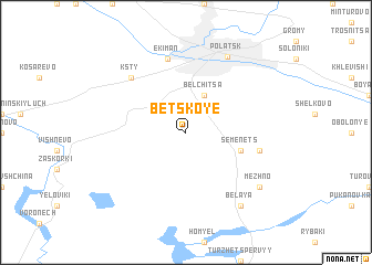 map of Betskoye