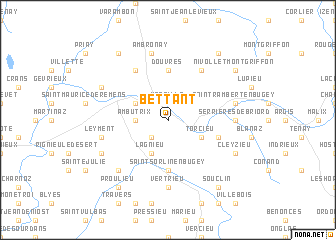 map of Bettant