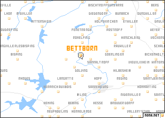 map of Bettborn