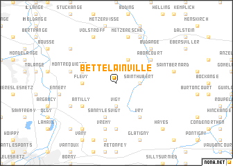 map of Bettelainville