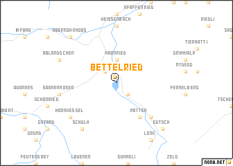 map of Bettelried