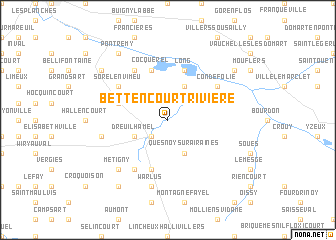 map of Bettencourt-Rivière