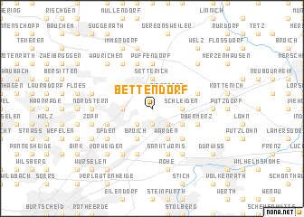 map of Bettendorf