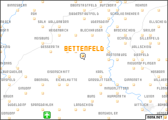 map of Bettenfeld