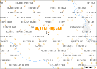 map of Bettenhausen