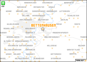 map of Bettenhausen