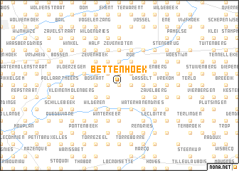 map of Bettenhoek