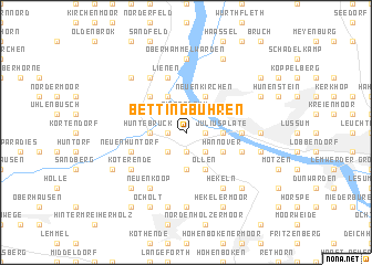 map of Bettingbühren