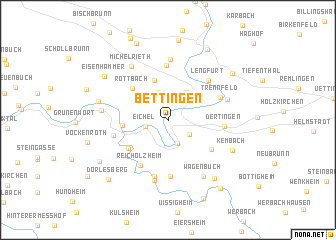 map of Bettingen