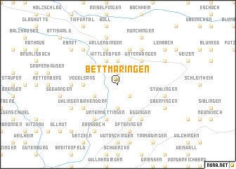 map of Bettmaringen